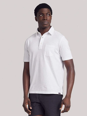 Sunwashed Polo Shirt - White