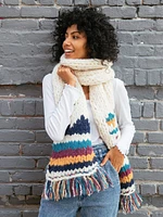 B.YELLOWTAIL X Scarf - Cheyenne Fairisle