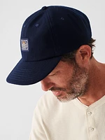 Wool Baseball Hat - Navy Heather