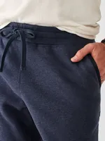 High Pile Fleece Pant - Navy Melange