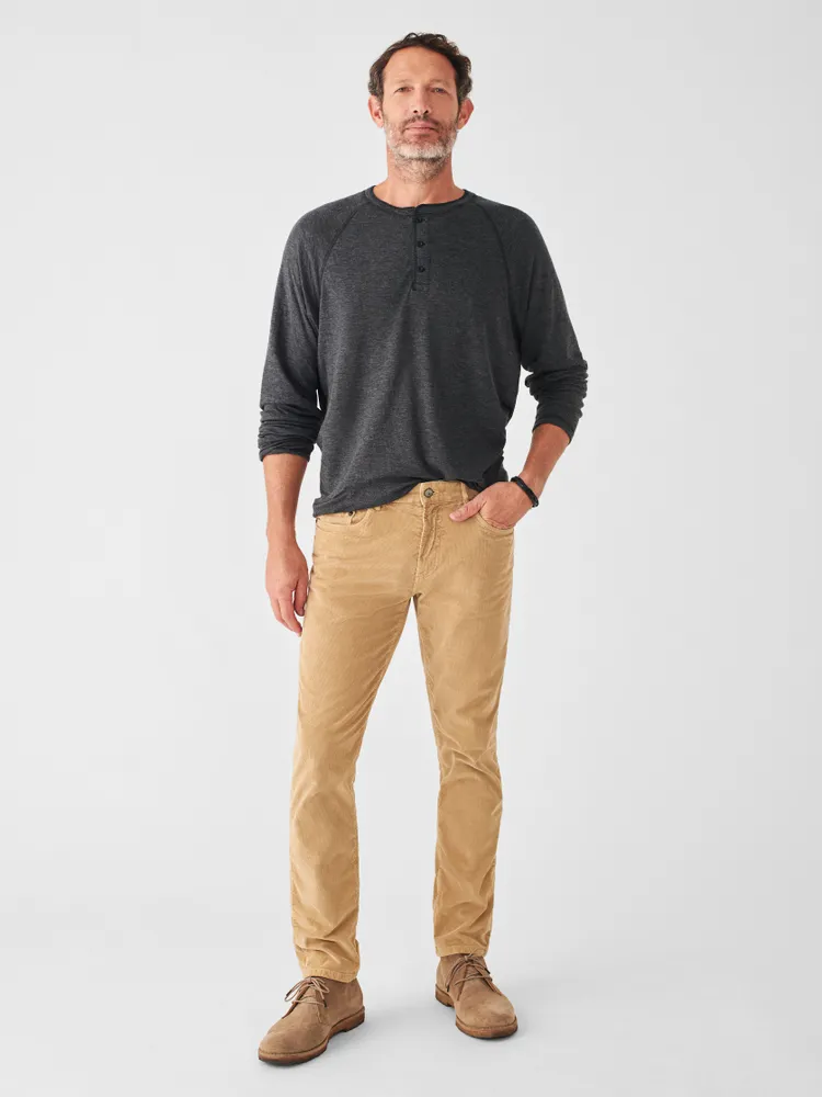 Faherty Julianne Straight Leg Stretch Corduroy Pants