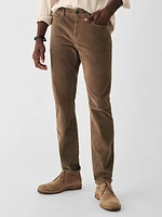 Stretch Corduroy 5-Pocket Pant - Mountain Brown