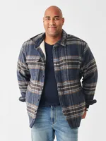 High Pile Fleece Plaid CPO