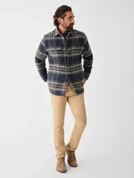 High Pile Fleece Plaid CPO