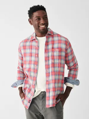 Rayland Reversible Shirt - Rose Plaid