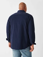 Stretch Corduroy Shirt - Navy