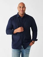 Stretch Corduroy Shirt - Navy