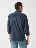 Stretch Corduroy Shirt - Navy