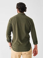 Knit Alpine Shirt - Olive Heather