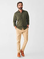 Knit Alpine Shirt - Olive Heather