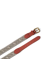 Steven Paul Judd Chahta Embroidered Belt