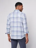 The Reversible Shirt - Ocean Glacier Plaid