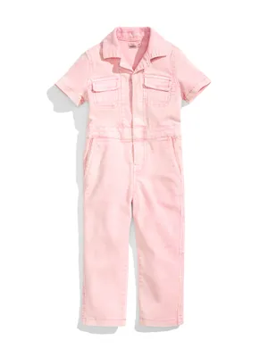 Kids Blythe Jumpsuit - Peach Whip