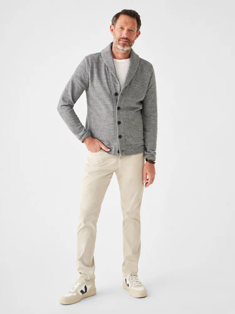 Inlet Knit Blazer - Medium Grey Melange