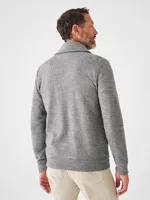 Inlet Cardigan - Medium Grey Melange