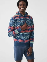 Thunder Voice Eagle Fleece Popover - Terranea