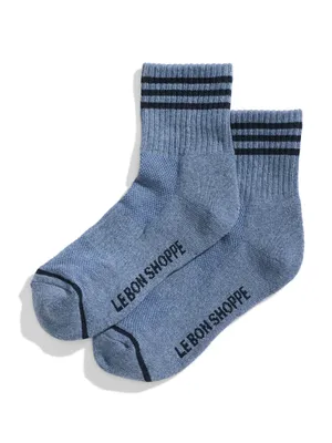 Le Bon Shoppe Girlfriend Socks - Indigo