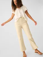 Stretch Terry Wide Leg Pant