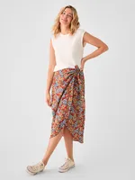 Pacifica Linen Wrap Skirt