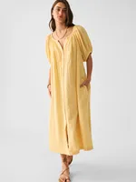 Dream Cotton Gauze Carmel Dress - Sahara Sun