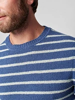 Beach Stripe Sweater - Twilight Seafoam