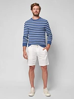 Beach Stripe Sweater - Twilight Seafoam