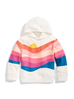 Kids Heritage Slub Hoodie - Soleil Sunset Waves