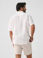 Short-Sleeve Linen Laguna Shirt