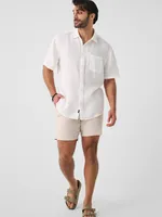 Short-Sleeve Linen Laguna Shirt