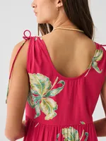 Lanai Seersucker Dress - Orchid Blossom