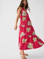 Lanai Seersucker Dress - Orchid Blossom