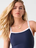 Nautical Mile One Piece - Navy