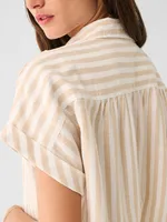 Breeze Shirt - Sand Shell Stripe