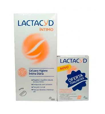 Lactacyd Íntimo Gel 400ml + Íntimo 10 Toalhetes