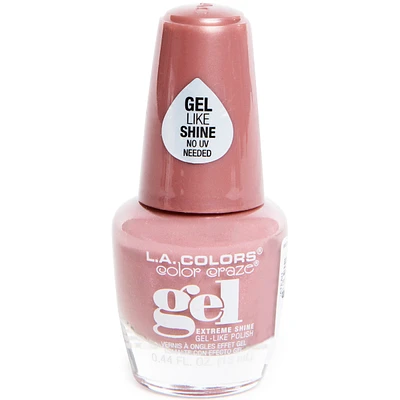 l.a. colors color craze chateau mauve gel nail polish