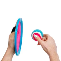 toss and stick ball game