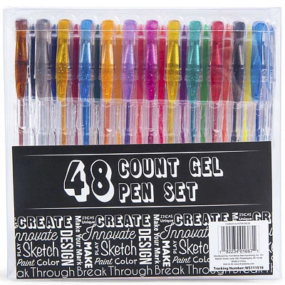 48-count gel pen set