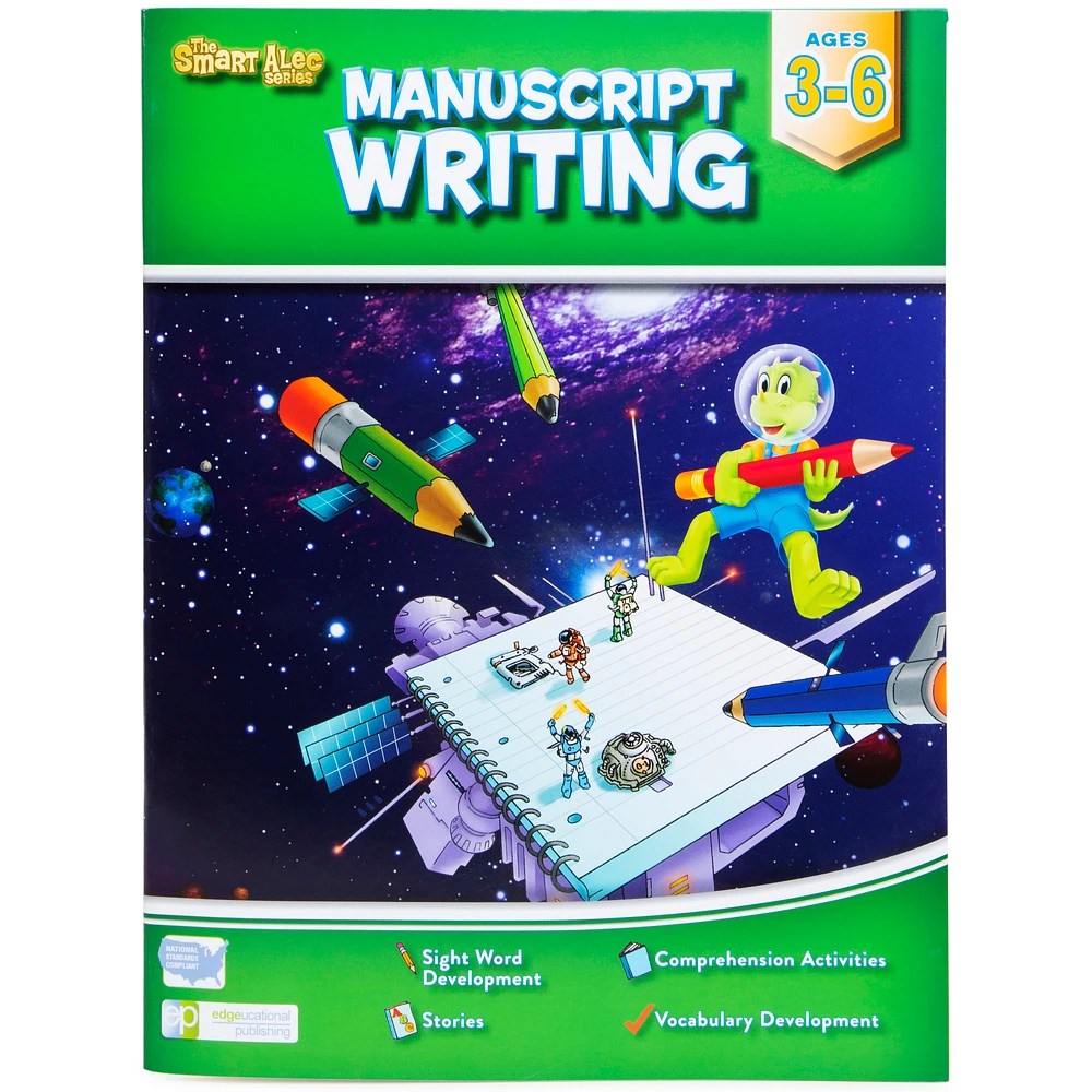 the smart alec series manuscript writing workbook - ages 3 to 6