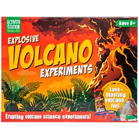 explosive volcano experiments science book and kit