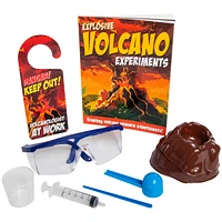 explosive volcano experiments science book and kit