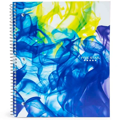 Five Star® 1 Subject College Ruled Lava Print Notebooks
