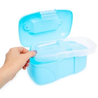 Storage Box Organizer - Light Blue 9.3in