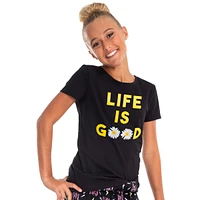 Juniors 'Life Is Good' Graphic Tee