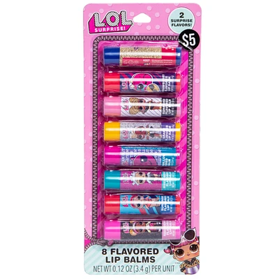 l.o.l. surprise! flavored lip balms 8-pack