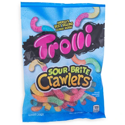 trolli sour brite crawlers 4oz candy bag