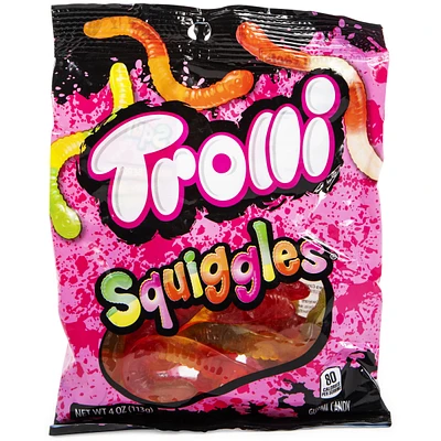 trolli squiggles gummi worms 4oz