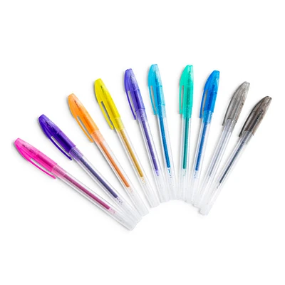 glitter gel pens 10-count