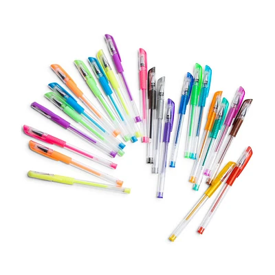 glitter and pastel gel pen pack 24-count