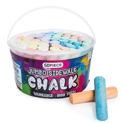 jumbo colored chalk 50pc