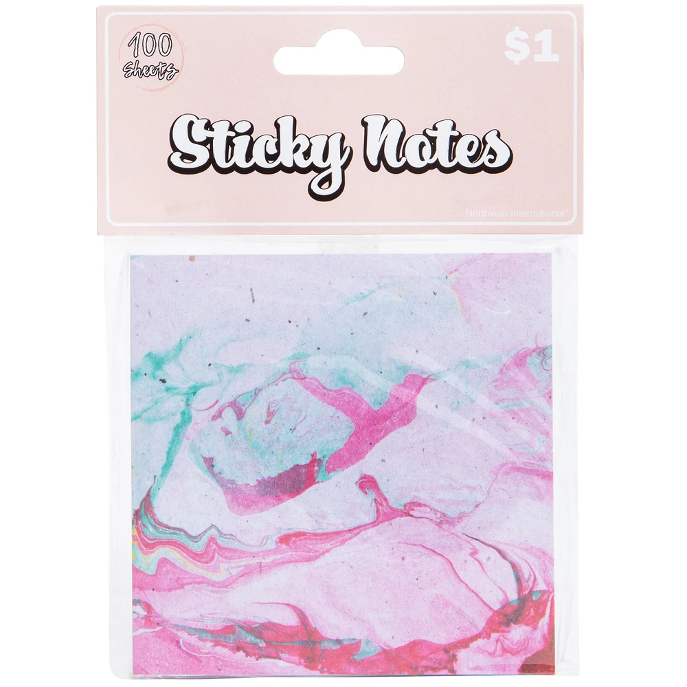 marble sticky notes 100-sheets